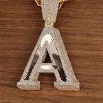 Custom Necklace with Initials Solomon & Co Big T Plaza